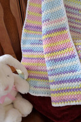 Sun-Kissed Pastels Baby Blanket (Crochet)