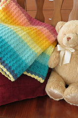 Color Splash Mandala Baby Blanket (Crochet)