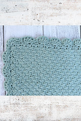 C2C Lemon Peel Stitch Baby Blanket (Crochet)