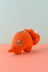 Trevor the Triceratops (Crochet)