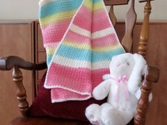 Color Wheel Mandala Baby Blanket (Crochet)