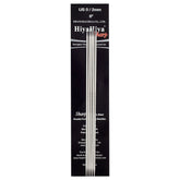 HiyaHiya Stainless Steel Double Point Needles 6" (Sizes 0 to 10)