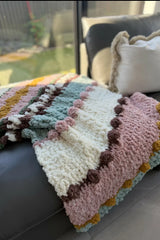 Mels Fluffy Bobble Blanket (Crochet)