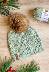 Pine Woods Beanie (Crochet)
