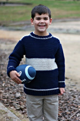 Kid's Varsity Sweater (Crochet)