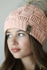 The Bowie Basketweave Beanie (Crochet)