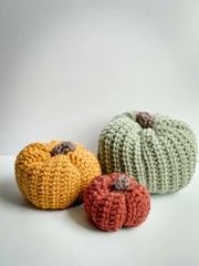 Rustic Chunky Pumpkins (Crochet)