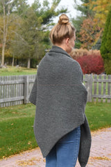 Arlette Blanket Scarf Wrap (Knit)