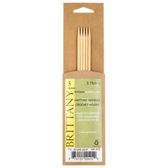 Brittany Birchwood Double Pointed Knitting Needles 7.5" (Sizes 3 to 17)