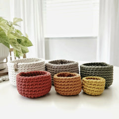 Nesting Bowls Set of 6 (Crochet)