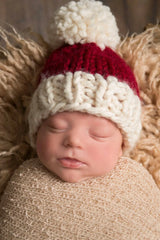 Santa Pompom Hats (Knit)