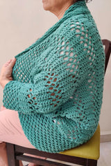 Lacily Cocoon Cardigan (Crochet)
