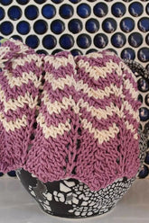 Simple Chevron Dishcloth (Knit)