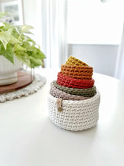 Nesting Bowls Set of 6 (Crochet)