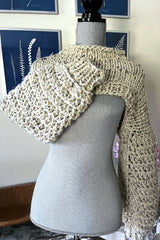 Cozy Sleeve Shrug (Knit + Crochet)