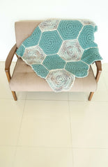 Hexagon Flower Blanket (Crochet)