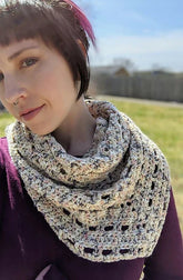 Comfy Cotton Shawlette (Crochet)