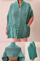 I Love Texture Pocket Shawl (Crochet)