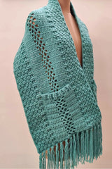 I Love Texture Pocket Shawl (Crochet)