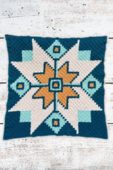 C2C Sawtooth Star Baby Blanket (Crochet)