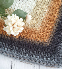 Lazy Days Triangle Scarf (Crochet)