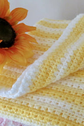 Lemonade Dreams Ice Cream Baby Blanket (Crochet)