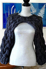 Braided Cable Shrug (Knit)