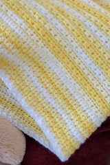 Lemonade Dreams Ice Cream Baby Blanket (Crochet)