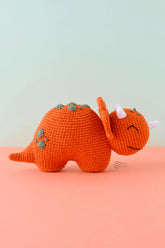 Trevor the Triceratops (Crochet)
