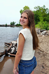 Girls' Granny Stitch Tee (Crochet)