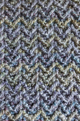 Homespun Arrow Stitch Baby Blanket (Crochet)