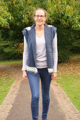 Your Dusk Hooded Vest (Crochet)