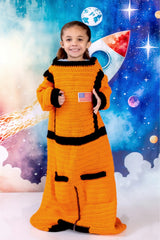 Astronaut Snuggle Blanket (Crochet)