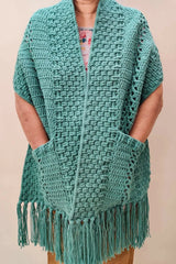 I Love Texture Pocket Shawl (Crochet)