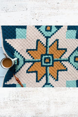 C2C Sawtooth Star Baby Blanket (Crochet)