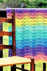 Mandala Waves Baby Blanket (Crochet)
