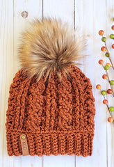 Karen Cable Beanie (Crochet)