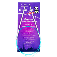 HiyaHiya SHARP Stainless Steel Circular Needles 40" (Sizes 4 to 7)