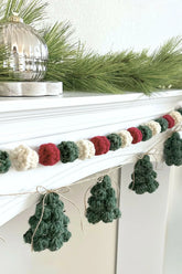 Christmas Tree Garland (Crochet)