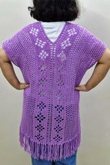 Iris Garden Vest (Crochet)