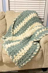 Plush Easy Throw Blanket (Crochet)
