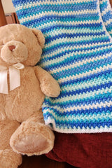 Baby Blue Ice Cream Blanket (Crochet)