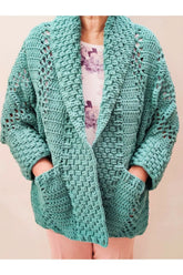 I Love Texture Cardigan (Crochet)