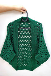 Forest Leaves Cocoon Shrug (Crochet)