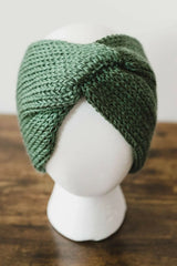 Cozy Twist Headband (Circular Knitting Machine)