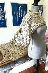 Cozy Sleeve Shrug (Knit + Crochet)