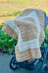 Sherpa Stroller Blanket (Crochet)
