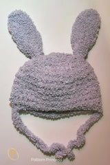 Hat Pattern with Bunny Ears (Crochet)