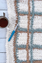 Tartan Plaid Sherpa Blanket (Crochet)