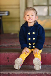 Toddler Pea Coat (Crochet)